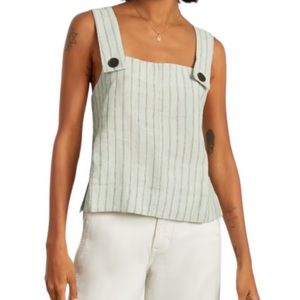 EVERLANE The Apron Linen Tank SZ 12 NWT